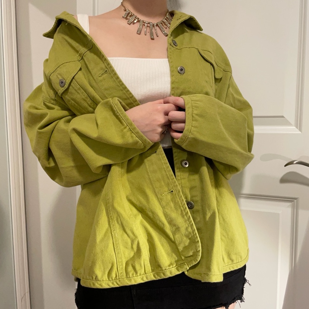 Beautiful oversized green jacket